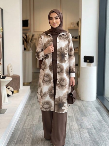 طقم صبايا طويل ٣ قطع