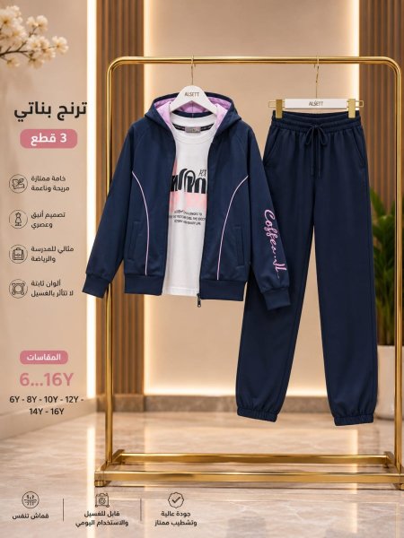 ترنج بناتي ثلاث قطع